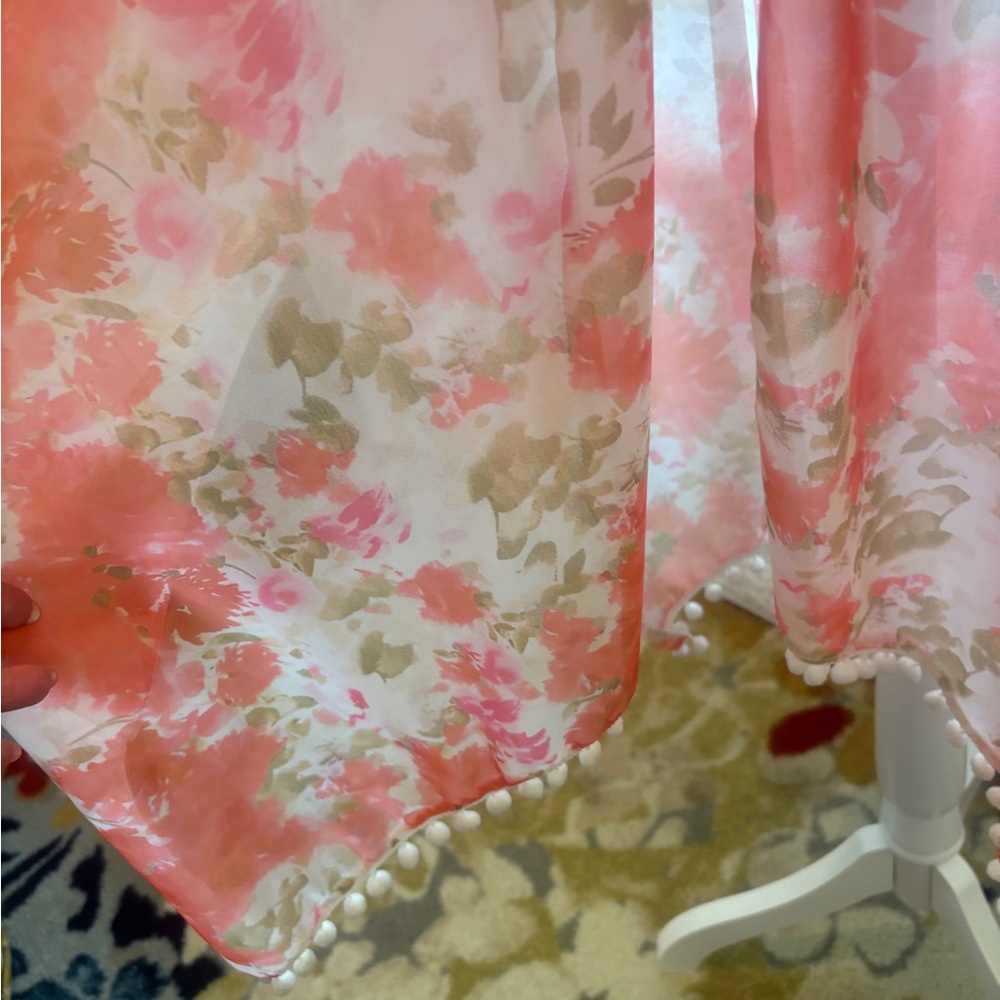 NWT, Hibluco, Floral Kimono Cover-Up - Picture 5 of 9